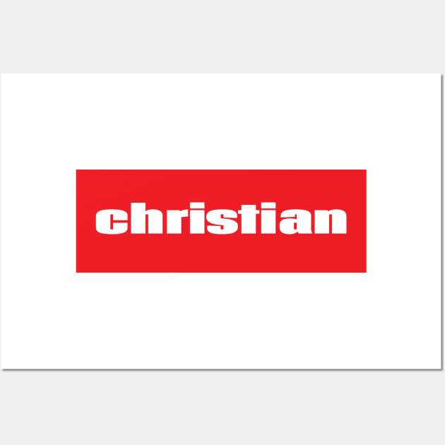 Christian Wall Art by ProjectX23Red